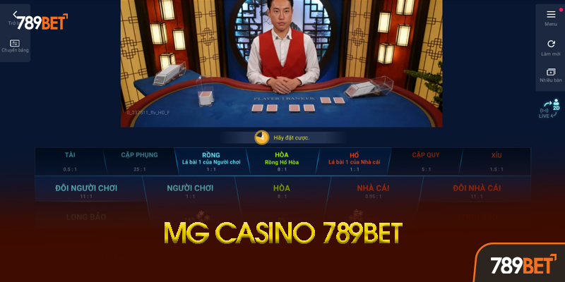 MG Casino 789bet - Sảnh Game Đỉnh Cao Cho Anh Em Đam Mê Cá Cược 2 Ưu Điểm Vượt Trội Của MG Casino Tại 789bet